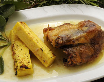 POLENTA CON LA LEPRE