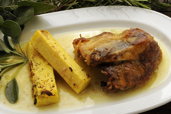 POLENTA CON LA LEPRE