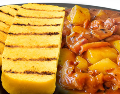 POLENTA CON LE SEPPIOLINE